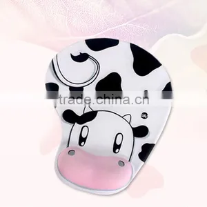 Cartoon Practical Lovely Animal Skid Resistance Memory Foam Comfort Wrist Rest Support Mouse Pad Mice Mat Dairy Cow Cattle Monke thumbnail-5