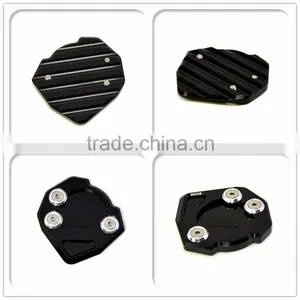 BJ-SSE-KT001 Motorcycle Parts CNC Aluminum Black Sidestand Kickstand Enlarger Pad for KTM DUKE 125/200/390 thumbnail-2