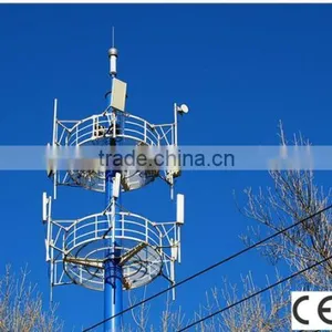 Hot Dip Galvanized Telephone 4G Microwave Pole thumbnail-5