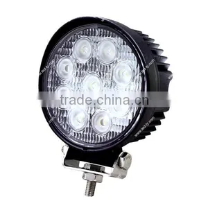27W Car Truck LED Work Lamp 4X4 off Road ATV UTV Military Vechile Headlight thumbnail-1