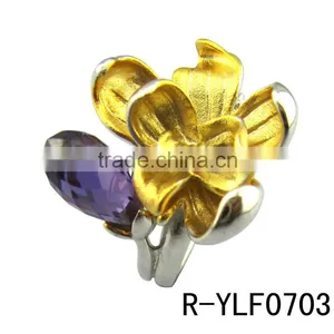Latest Fashion Ring, Gold Plated Ring,fantasy Jewelry thumbnail-1
