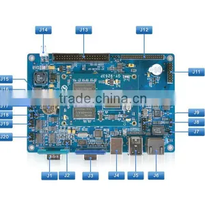 High Performance ATMEL AT91SAM9263 CPU ARM Discovery Board thumbnail-2