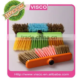 Plastic Broom With Pvc Coated Wooden Broom Handle,VA114 thumbnail-6