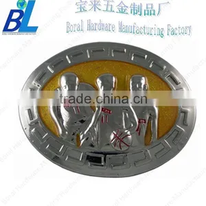 Glitter Flashed Zinc Alloy Sport Belt Buckle Gifts thumbnail-1