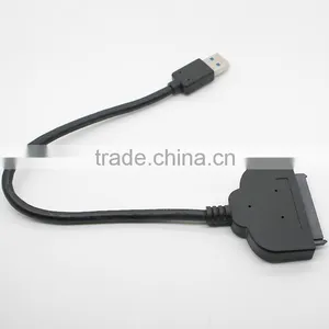 USB3.0 to Sata 22 Pin Hard Disk Drive Cable High Speed SSD Adapter Cable thumbnail-1