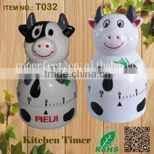 China Supplier ROHS Cow Shape Mechanical Kitchen Timer thumbnail-1