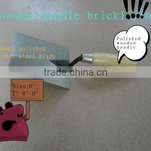 Hot!Wooden Handle Bricklaying Tools,carbon Steel Blade ,construction Tools thumbnail-1