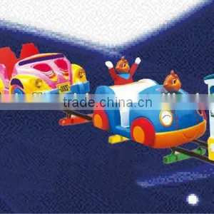 CE Certified* Fiber Glass * Galvanized Tube Rail* Electric Train for Kids thumbnail-1