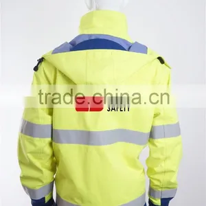 Reflective Visibilility Waterproof FR and Antistatic Protection Winter Hoodie Parka thumbnail-2
