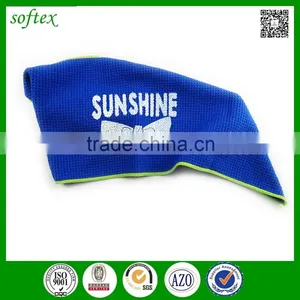 Wholesale Custom Printed Microfiber Golf Towel Waffle thumbnail-5