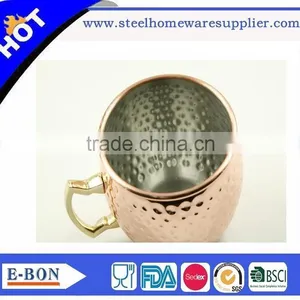 High Quality Standard Hammer Moscow Mule Solid Copper Mugs Quality Choice thumbnail-5