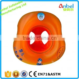 Orange Color Inflatable Baby Seat Ring Baby Seat Float for Swimming Ring thumbnail-1