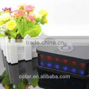 Flash Light Bluetooth Speaker, Mini Bluetooth Speaker With FM Radio thumbnail-1