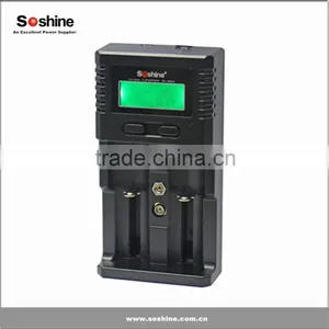 High Quality Universal Battery Charger Dual Slot LCD Charger With EU / US / UK / Korean Plug thumbnail-6