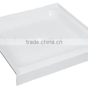 Square Shower Tray,shower Flooring,cupc Acrylic Base With Tile Flange thumbnail-3