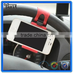 Handfree Multiple Anti-slip Car Steering Wheel Mobile Phone Holder Car Clip Holder thumbnail-2