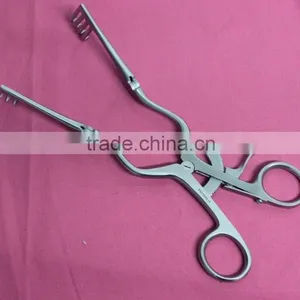 OR Grade Beckman Weitlaner Retractors With Hinged Blades Blunt 8.5" 3X4 Teeth thumbnail-5