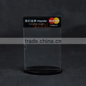 Customized Unique Design Rotating Acrylic Table Tent thumbnail-3