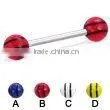 Barbell Tongue Rings, Acrylic Designs,Body Piercing Jewelry thumbnail-1