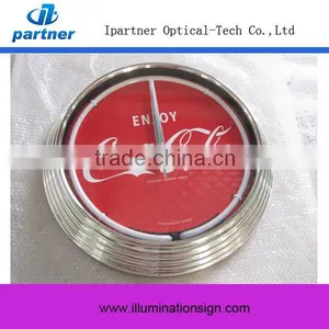 China Decoration Customed Neon Bulb Clock thumbnail-1