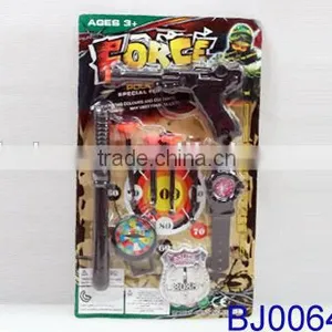Happy Kid Toy Cool Cheap Plastic Toy Police Gun Play Set thumbnail-3
