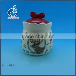 Hand Paineted Christmas Decorative Ceramic Coffee Mugs With Plate thumbnail-6