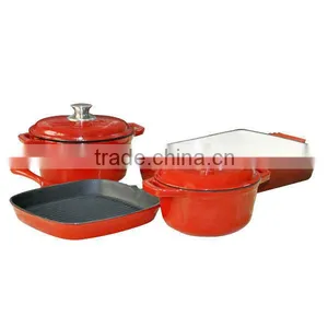 Cast Iron Cookware Set 4pcs thumbnail-1