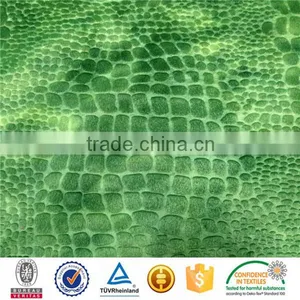 Animal Skin Square Design Velvet Fabric Wholesale 3d Embossed Korea Velvet thumbnail-5