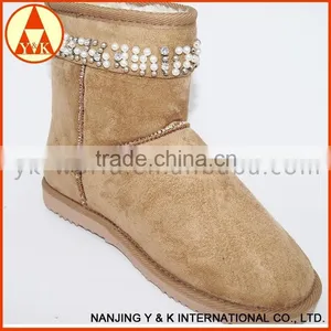Hot Sale Top Quality Flat Base Mens Warm Snow Boots thumbnail-1
