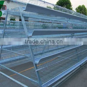 Steel Galvanized Chicken Laying Cage With Auto Drinker and Feeder thumbnail-2