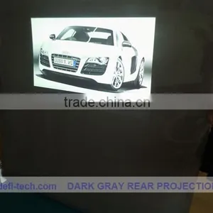 Free Delivery Cost Self Adhesive Holographic Rear Projection Film/screen for Window Display Show, thumbnail-1