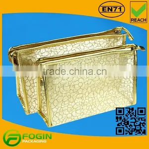 Custom Pvc Zipper Mesh Cosmetic Bag for Lady thumbnail-1