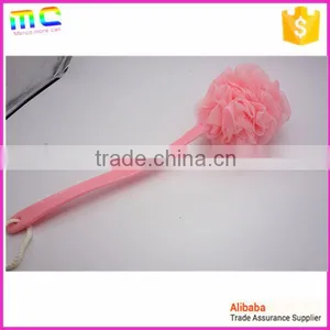 Colorful Plastic Long Hand Small Mesh Spa Back Bath Brush thumbnail-4