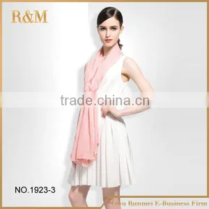 Wholesale Female Solid Color Spring Linen and Cotton Shawl thumbnail-3