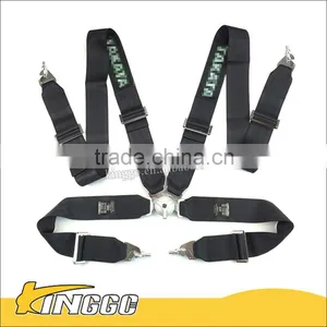 High Quality Quick Release 4 Points Black Racing Harness Seat Belt Fia thumbnail-1