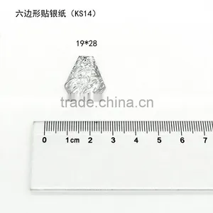 KS14 Foiled 19*28 Flat Back Sew on Acrylic Rhinestones for Fashion Decoration, Craft Making, Garment Bags Accessories thumbnail-2