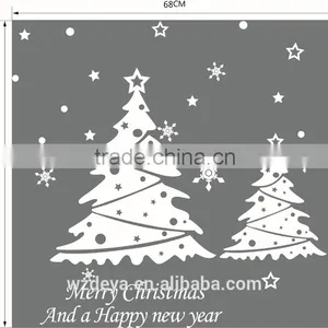 Christmas Tree Glass Vinyl Window Stickers thumbnail-3