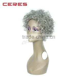 Trade Assurance Top Quality Remy 100% Human Hair Gray Hair Wig for Men thumbnail-2