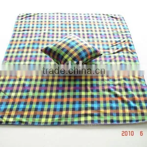 100%polyester Printed Polar Fleece and Sherpa Throw thumbnail-1
