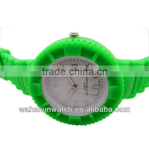 Wholesale China Watch ,cheap China Direct Watch With Silicone Green Strap thumbnail-1