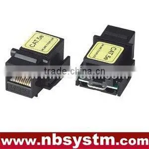 Cat5e RJ45 UTP In-line Keystone Jack thumbnail-1