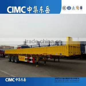 CIMC Tri Axles Side Board Semi Trailer for Sale thumbnail-1