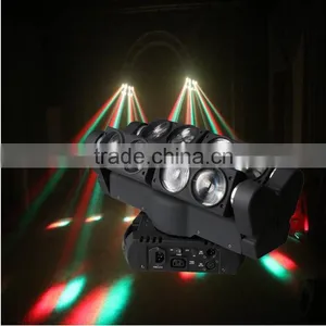 New Disco Light 8 Eyes RGBW Moving Led Spider Laser Light thumbnail-3