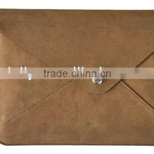 Brown Synthetic Suede Envelop Shaped Tablet Sleeve thumbnail-1