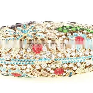 Wholesale Clutch Bags Fashion Evening Bag Designer Evening Crystal Bag Handmade thumbnail-4