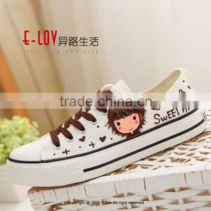 NO.D089 Hot Sales High Quality China Wholesale White Shoes for Woman thumbnail-3