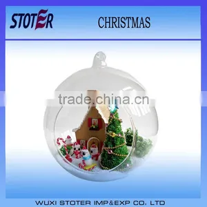 2014 Glass Christmas Open Ball Ornaments thumbnail-1