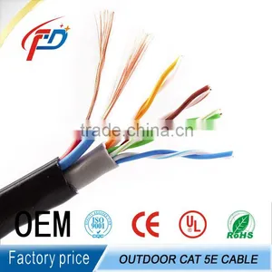Outdoor Cat5e Siamese Cable With 2 Power Cable thumbnail-1
