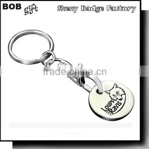 Stamped Trolley Coin With Logo for EURO or Poud Size thumbnail-3