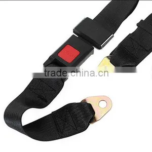 Black Car Seat Belt Lap Belt / Auto Adjustable Safety Belt / Seat Belt Buckle thumbnail-6